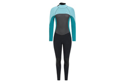 Mountain Warehouse Womens/Ladies Port Royal Long-Sleeved Wetsuit (Black) (12 UK - 14 UK)