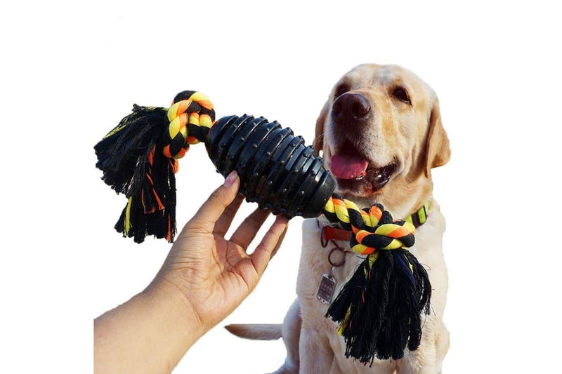 Durable Teeth Cleaning Rope Toy Ball Dog Chew Toys For Aggressive Chewer