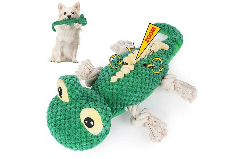 Plush Lizards Dog Toys Squeaky Safe And Fun