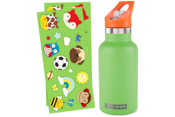 Skip Hop: Stainless Steel Canteen Bottle - Green (380ml)