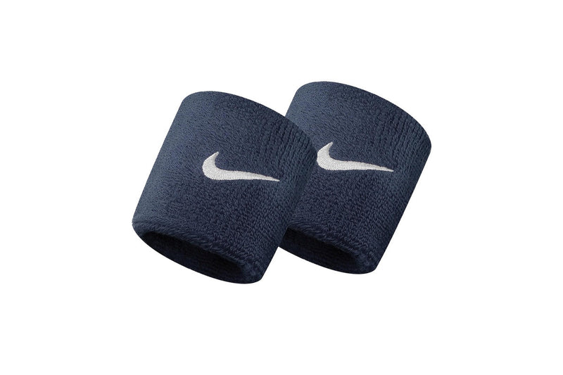 Nike Unisex Adults Swoosh Wristband (Set Of 2) (Navy) (One Size)