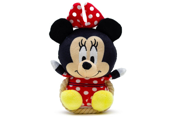 Disney: Squeaker Plush with Rope Dog Toy - Minnie Mouse