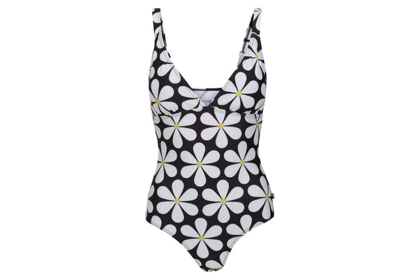 Regatta Womens/Ladies Orla Kiely Daisy One Piece Swimsuit (Black) (8 UK)