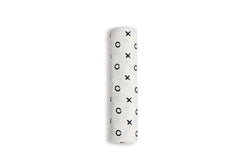 Lulujo: Muslin Bamboo Swaddle - Hugs & Kisses