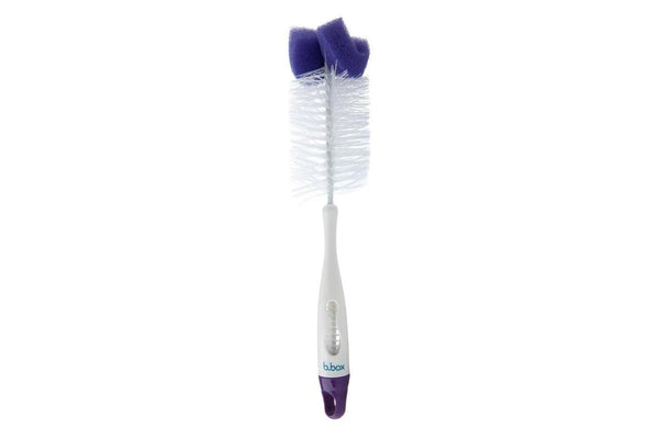 b.box: 2 in 1 Brush & Teat Cleaner - Plum Punch