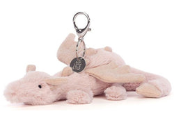 Jellycat: Rose Dragon - Bag Charm