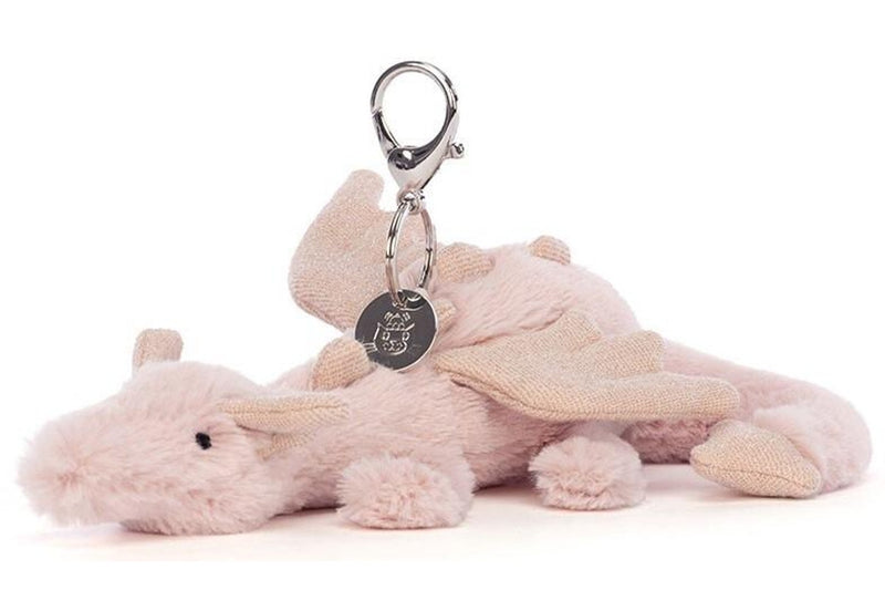 Jellycat: Rose Dragon - Bag Charm