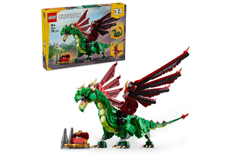 LEGO Creator: 3-In-1 Medieval Dragon - (31161)