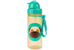 Skip Hop: Zoo PP Straw Bottle - Pug (390ml)