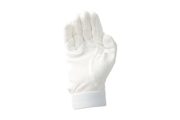 Hy5 Adults Cotton Pimple Palm Riding Gloves (White) (XL)