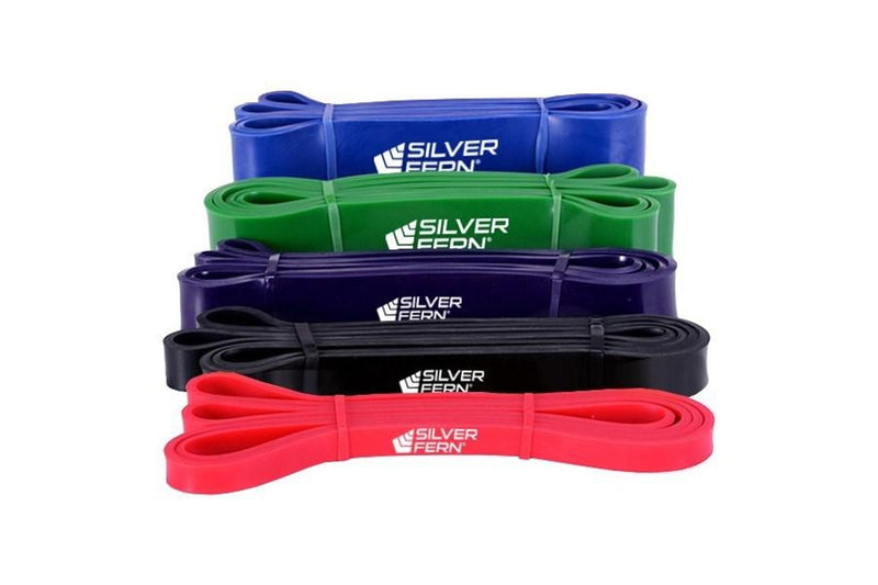 Silver Fern Resistance Bands - Heavy x 5