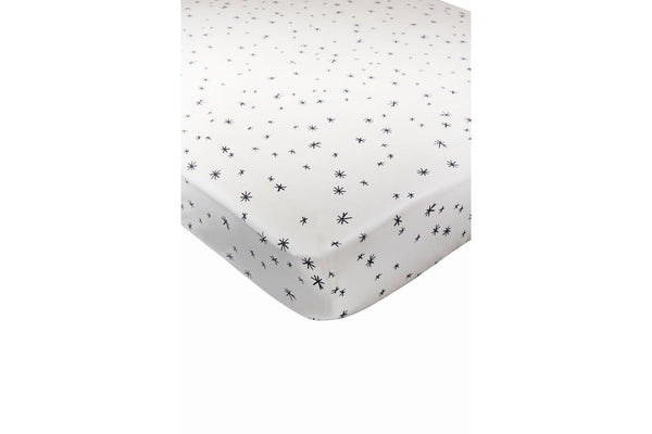 Bonds: Cotton Cot Sheet - Crayon Star Marscapone