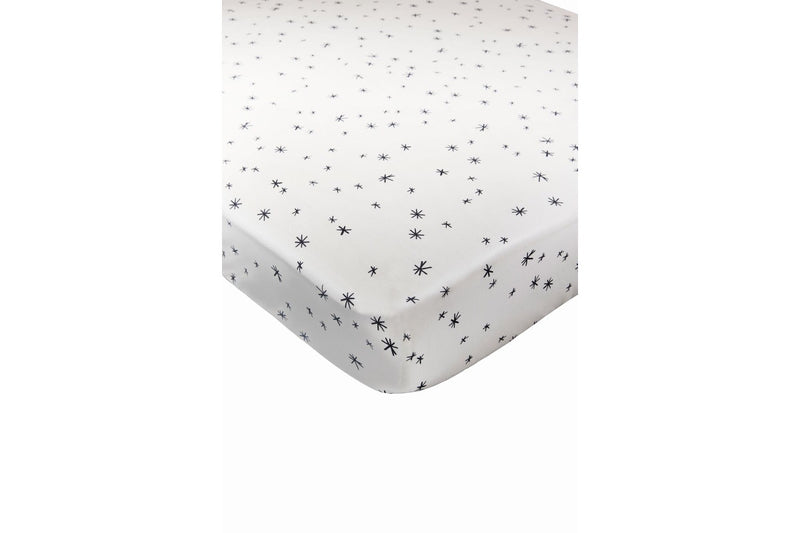 Bonds: Cotton Cot Sheet - Crayon Star Marscapone