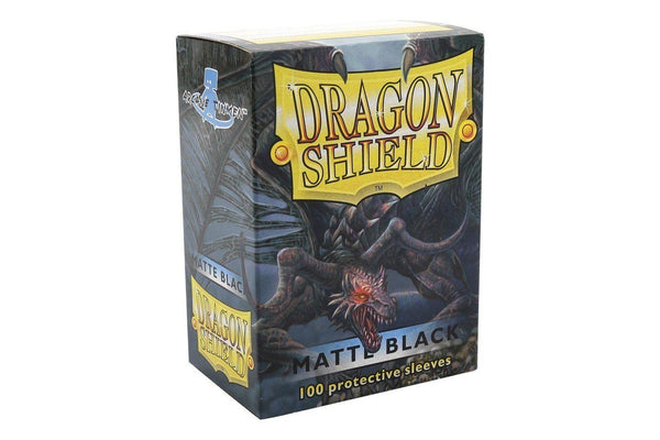 Dragon Shield Sleeves - BLACK MATTE 100 Standard Card Protector