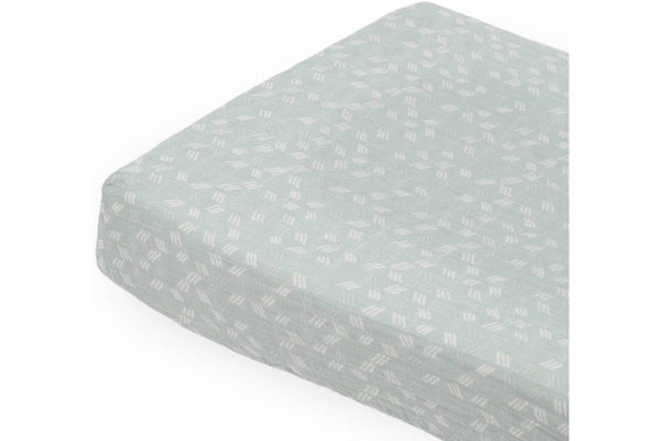 Little Unicorn: Muslin Changing Pad Cover / Bassinet Sheet - Misty Field