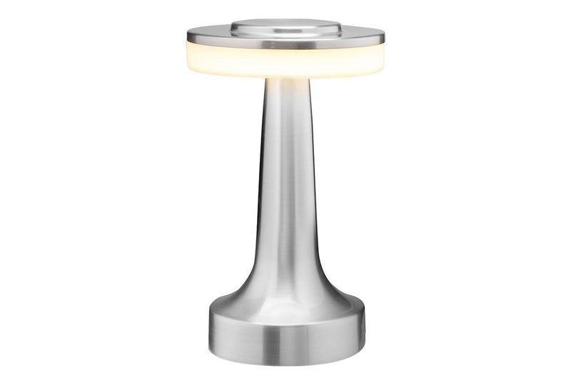 LUMIRO Portable LED Table Lamp with Touch Sensor - Silver