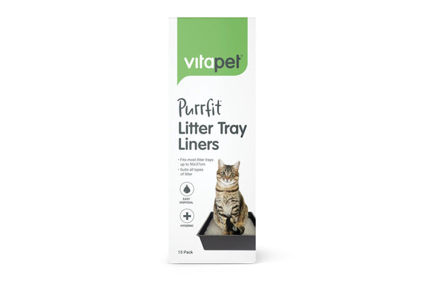 Vitapet: Litter Tray Liners (15 Liners)