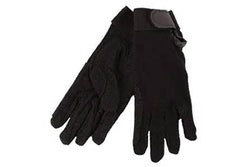 Hy5 Adults Cotton Pimple Palm Riding Gloves (Black) (L)