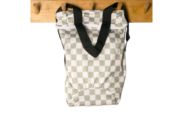 Nestling: Large Swim Wet Bag - Moss Check