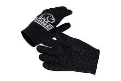 Rhino Childrens/Kids Pro Full Finger Rugby Mitts (Black) (M-L)