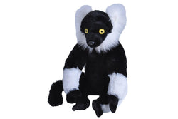 Wild Republic: Black White Lemur - 12" Cuddlekins Plush