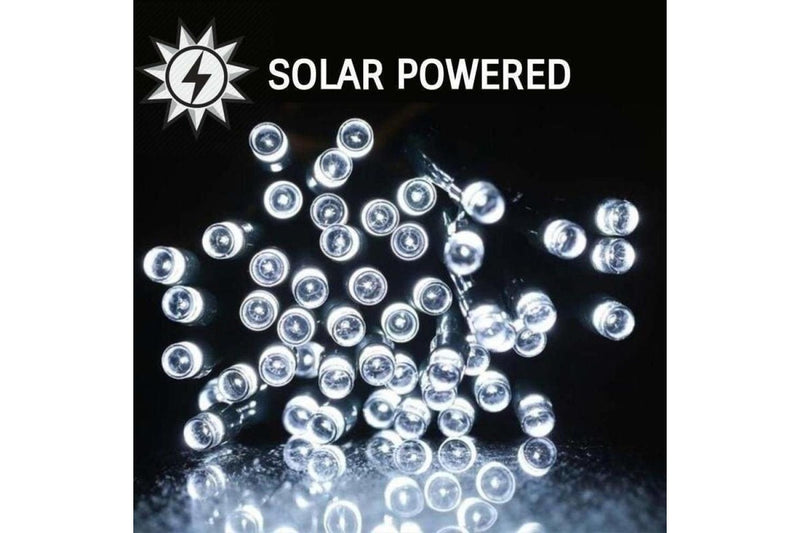 100 Led Solar Fairy Lights | White | 2 Functions