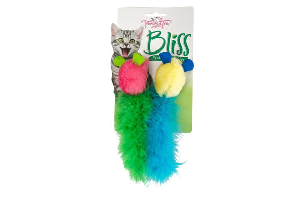 Trouble And Trix: Bliss Catnip Tweet Mice - 2 Pack