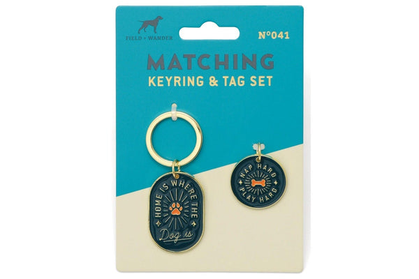 Field + Wander: Keyring & Dog Tag Set