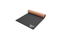 Reebok Double Sided Yoga Mat - Black / Desert Dust - 6mm