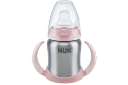 NUK: First Choice Plus Stainless Steel Training Cup - Pink (125ml)