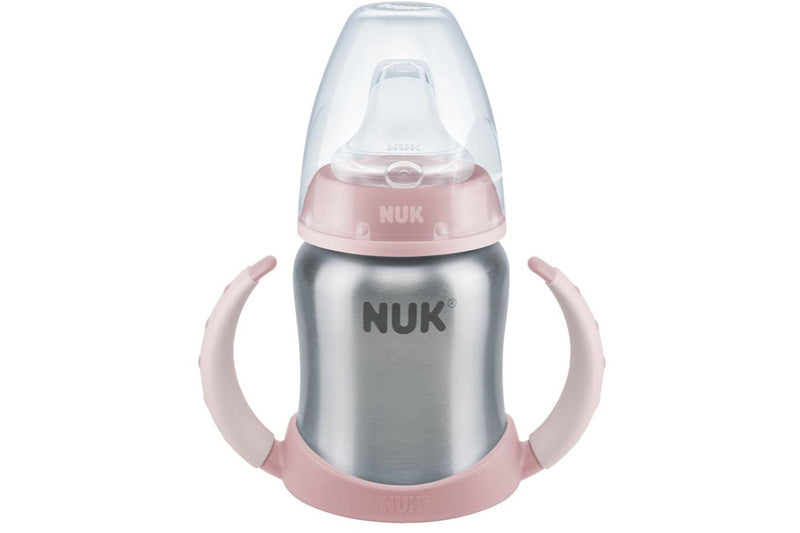 NUK: First Choice Plus Stainless Steel Training Cup - Pink (125ml)