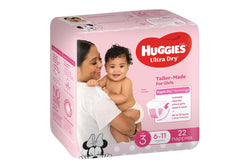 Huggies Ultra Dry Convenience Crawler Girl Nappies - Size 3