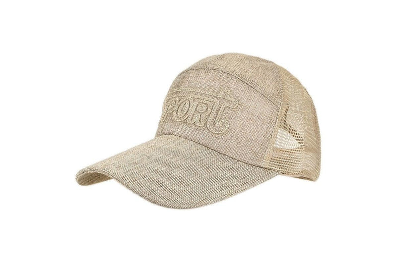 Spring Men And Women Baseball Cap Quick Dry Summer Visor Hat Breathable Casual Mesh Caps Camel - Standard