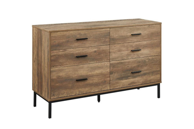 Fraser Country Oakridge 6 Drawer Deluxe Buffet - Natural