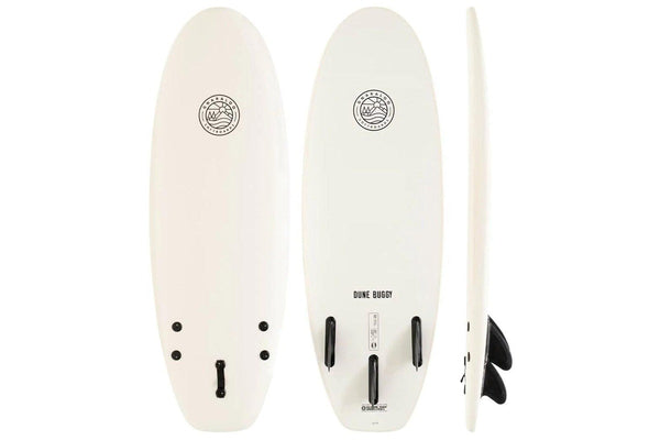 Gnaraloo Dune Buggy Surfboard - White - 4'10