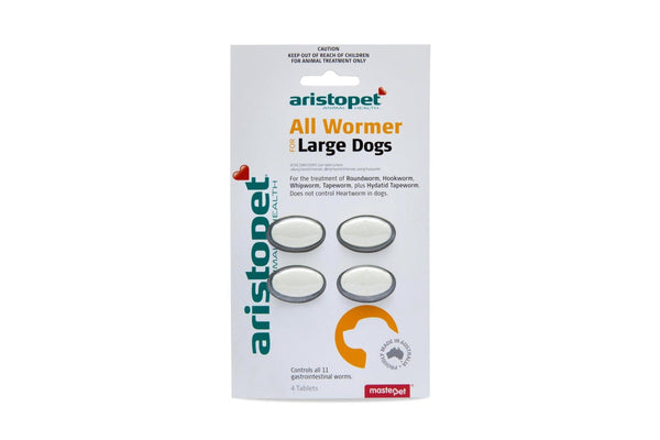 Aristopet: Allwormer Large Dog - 4pk