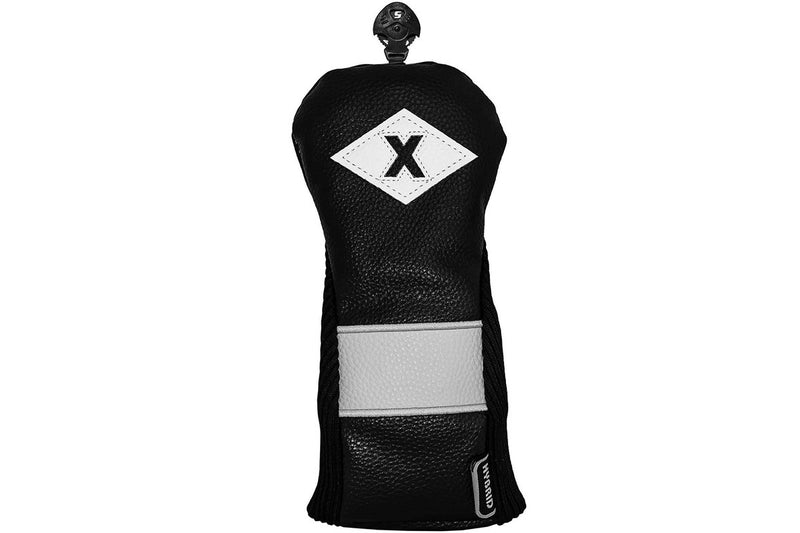 Longridge Hybrid Golf Club Head Cover (Black/White) (One Size)