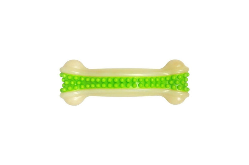 Non-toxic Bite Resistant Bacon Flavour Dog Chew Bone Toy For Small Large Dogs