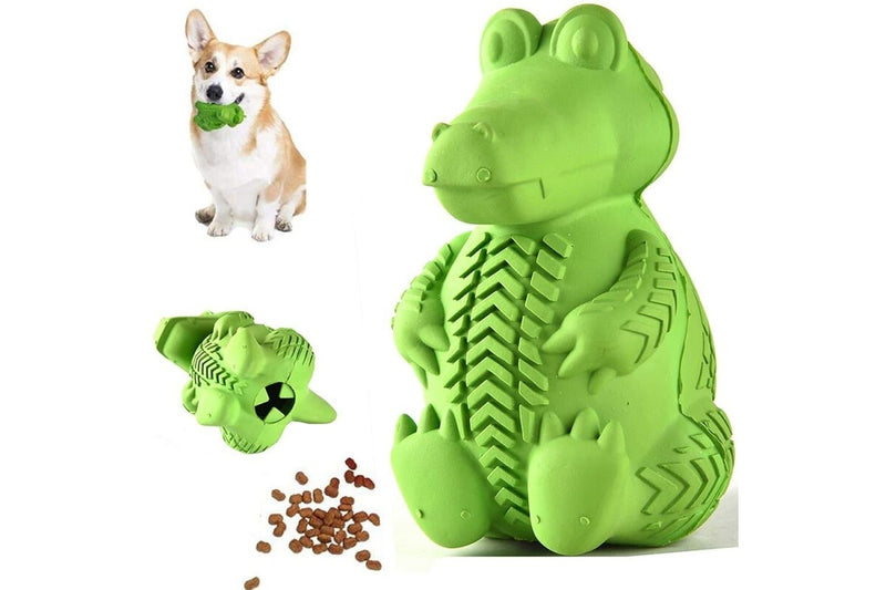 Eco-friendly Natural Rubber Anti-biting Food Dispensing Dog Toys For Medium And Large Dogs