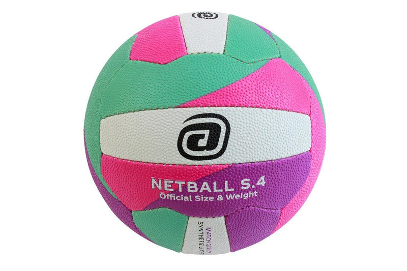 Avaro Club / Match Netball - Yellow / Pink / Green - Size 4