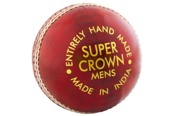 Readers Super Crown Cricket Ball (Red) (One Size)