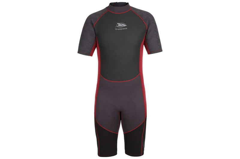 Trespass Mens Argon Wetsuit (Black/Red) (XL)