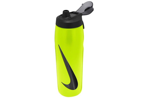 Nike Refuel Bottle with Locking Lid - Volt / Black (945ml)