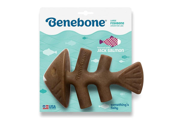 Benebone: Fishbone Dog Toy - Large