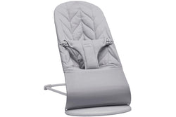 Babybjorn: Bouncer Bliss Woven Petal - Light Grey Quilt