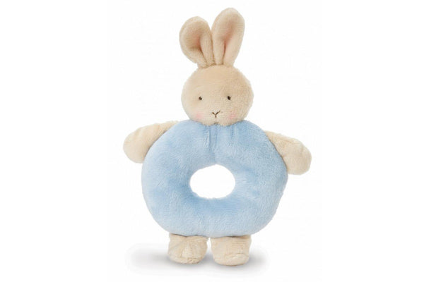 Bunnies By The Bay: Blue Bunny - Rattle Ring