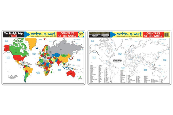 Countries of the World Write-a-Mat - Melissa & Doug