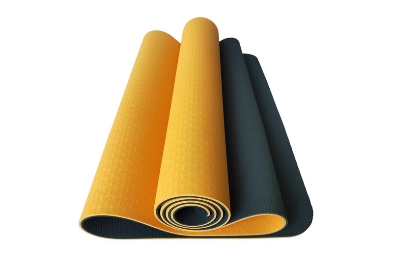 Ape Style Non-Slip Thick Yoga Training Mat (8mm) - Orange