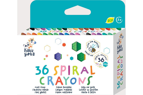 Haku Yoka: Spiral Crayons (36-Pack)