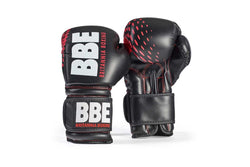 BBE Childrens/Kids Training Gloves (Black/Red) (8oz)